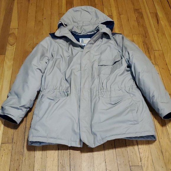 Vintage London Fog lined & hoddie coat 44 long